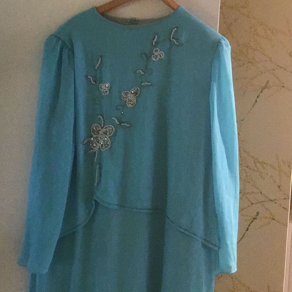 Special occasion dress fully lined..do dry clean